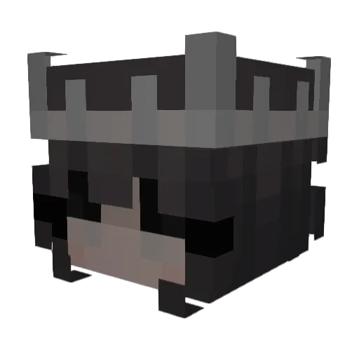 xCuzImNova Minecraft avatar head, 3D render