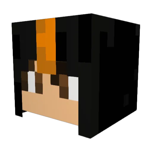xCycloner Minecraft avatar head, 3D render