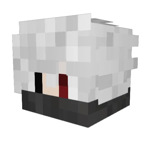 xCynthar Minecraft avatar head, 3D render