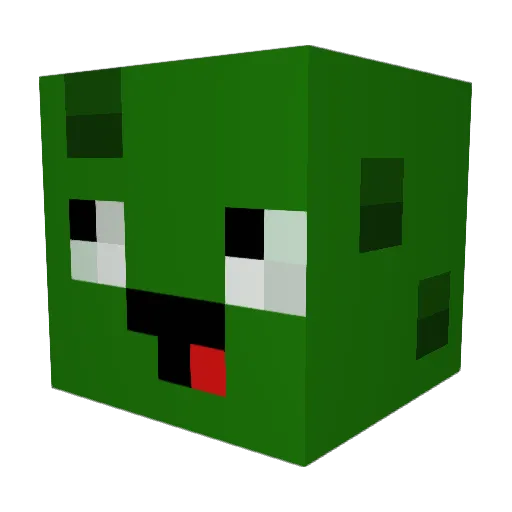 xD3Av3_ Minecraft avatar head, 3D render
