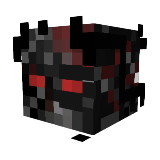 xD7Dx Minecraft avatar head, 3D render
