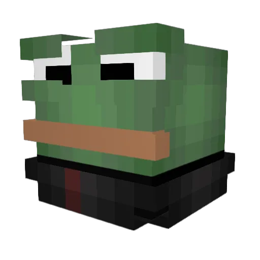 xDD98 Minecraft avatar head, 3D render