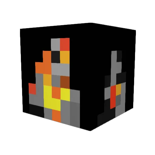 xDEVILSNIGHTx Minecraft avatar head, 3D render