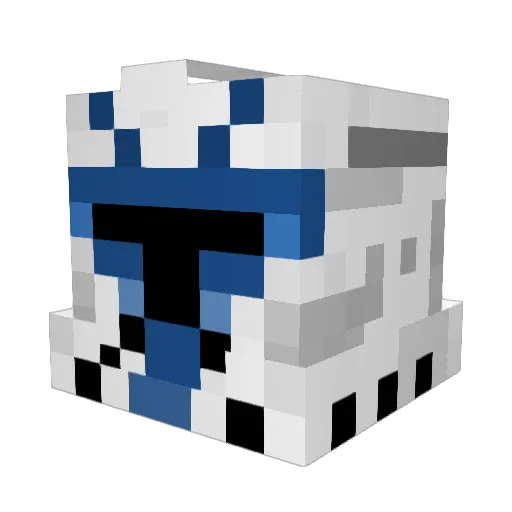 xDJMx4 Minecraft avatar head, 3D render