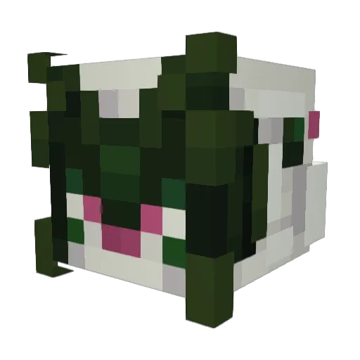 xDL_Gaming Minecraft avatar head, 3D render