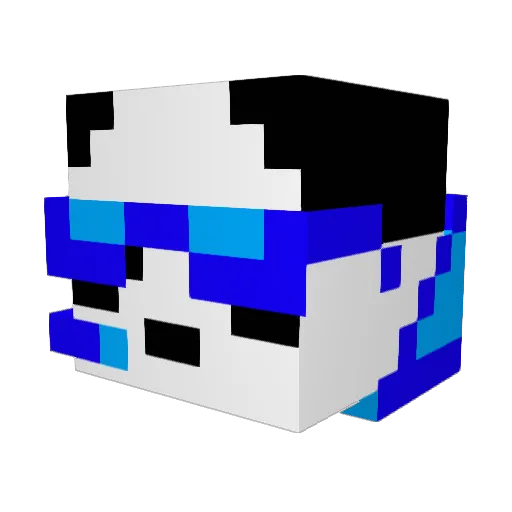 xDMINECRAFTXx Minecraft avatar head, 3D render