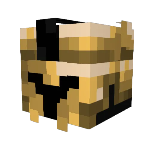 xDPro1435 Minecraft avatar head, 3D render
