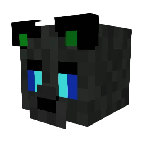 xDaddyWolfx Minecraft avatar head, 3D render