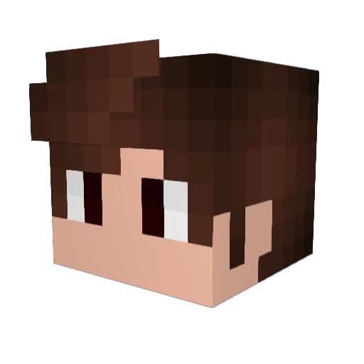 xDanTh3Manx Minecraft avatar head, 3D render