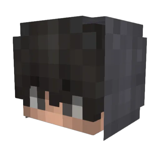xDaniiG Minecraft avatar head, 3D render