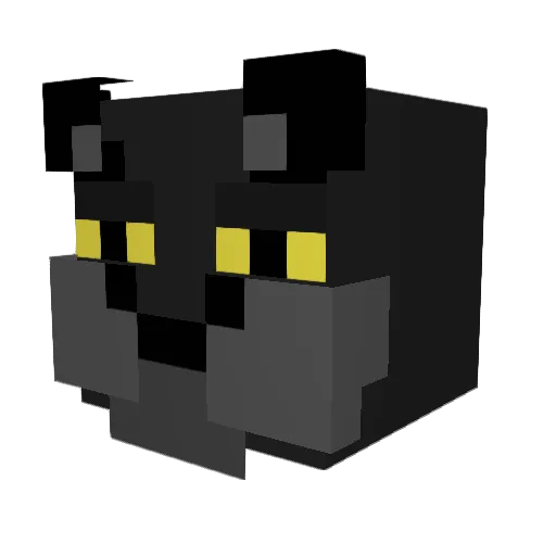 xDanseGamer Minecraft avatar head, 3D render