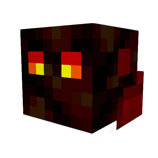 xDarisx Minecraft avatar head, 3D render
