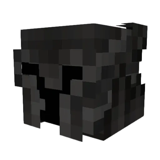 xDarkTide Minecraft avatar head, 3D render