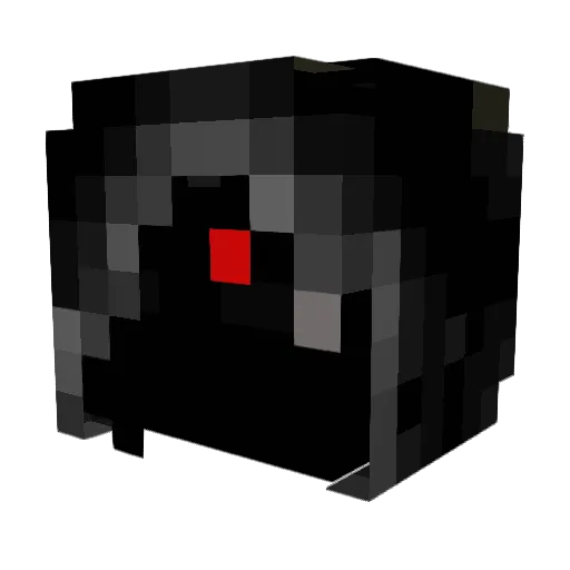 xDarkViper Minecraft avatar head, 3D render