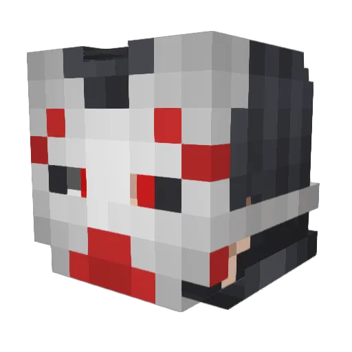 xDark_Matterx Minecraft avatar head, 3D render