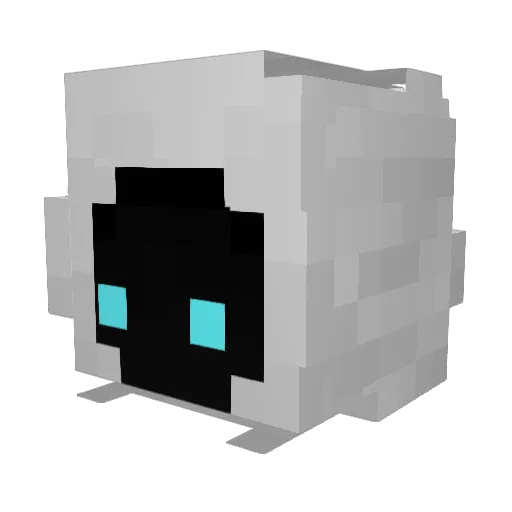 xDarvos Minecraft avatar head, 3D render
