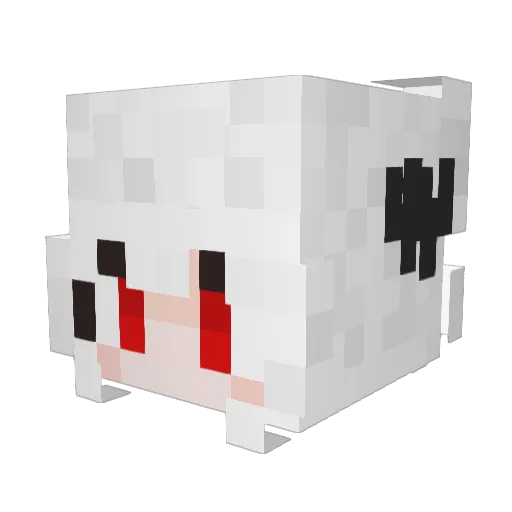 xDarxy_ Minecraft avatar head, 3D render