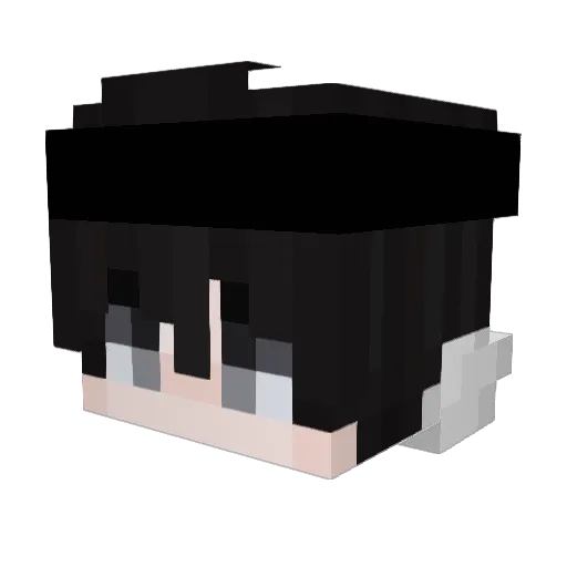 xDash36 Minecraft avatar head, 3D render