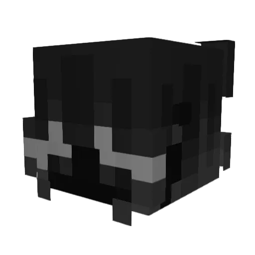 xDeadLife Minecraft avatar head, 3D render