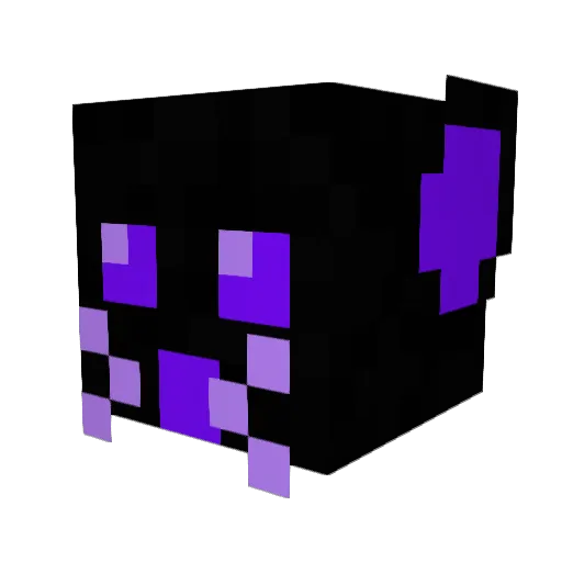 xDeadMeme Minecraft avatar head, 3D render