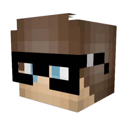 xDeathEmirhanTR Minecraft avatar head, 3D render