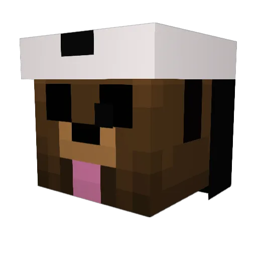 xDeeSx Minecraft avatar head, 3D render