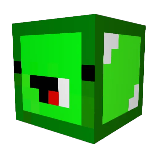 xDeni_Z Minecraft avatar head, 3D render