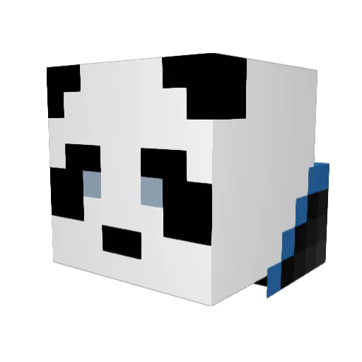 xDenzell Minecraft avatar head, 3D render