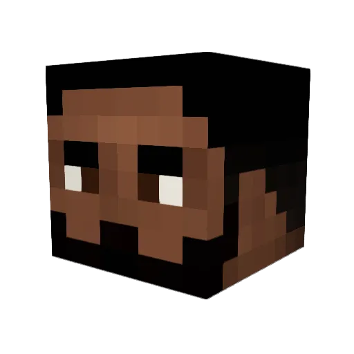 xDeska Minecraft avatar head, 3D render