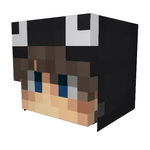 xDeux_ Minecraft avatar head, 3D render