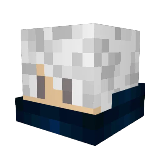 xDevilVl Minecraft avatar head, 3D render