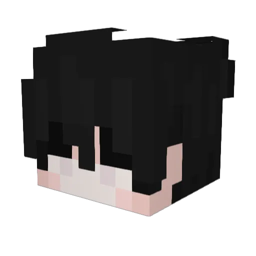 xDiaa Minecraft avatar head, 3D render