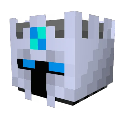 xDiegan Minecraft avatar head, 3D render