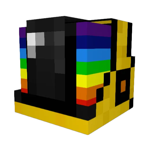 xDigitalli Minecraft avatar head, 3D render
