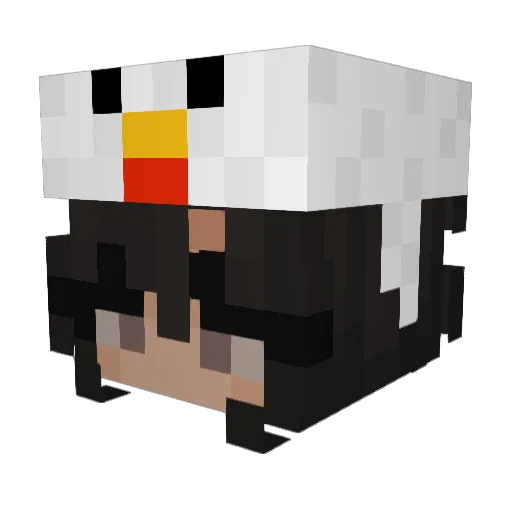 xDivmond Minecraft avatar head, 3D render