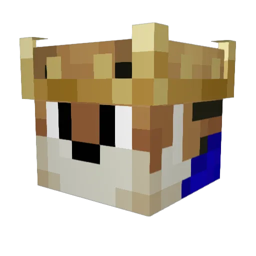 xDoczyk Minecraft avatar head, 3D render