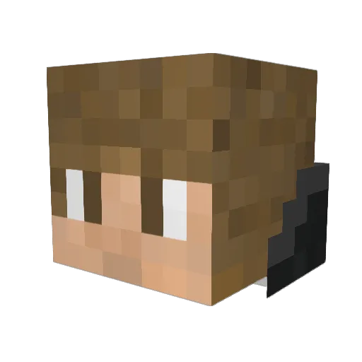 xDogukanercx Minecraft avatar head, 3D render
