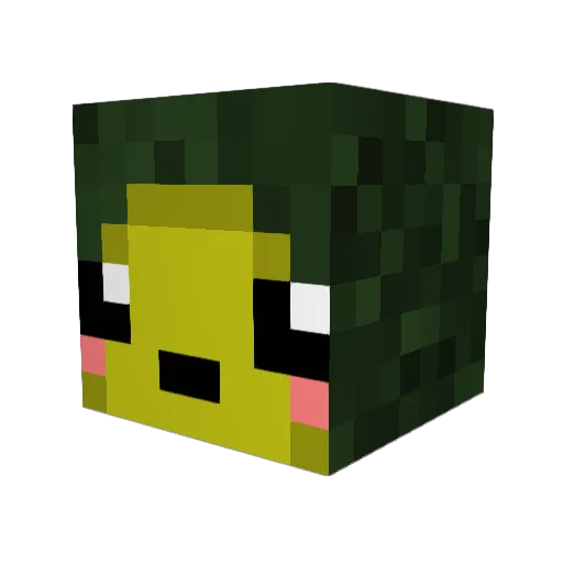 xDontStarve Minecraft avatar head, 3D render
