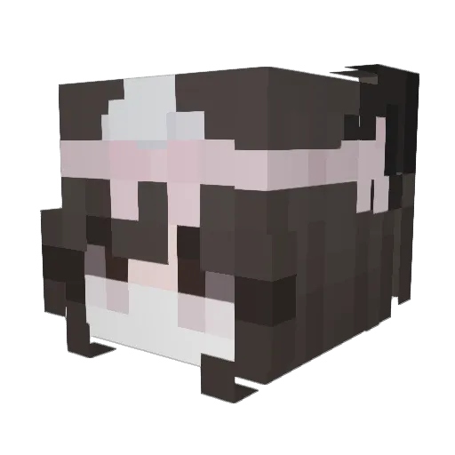 xDovvely Minecraft avatar head, 3D render