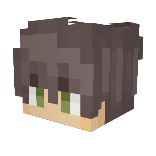 xDrJoey Minecraft avatar head, 3D render