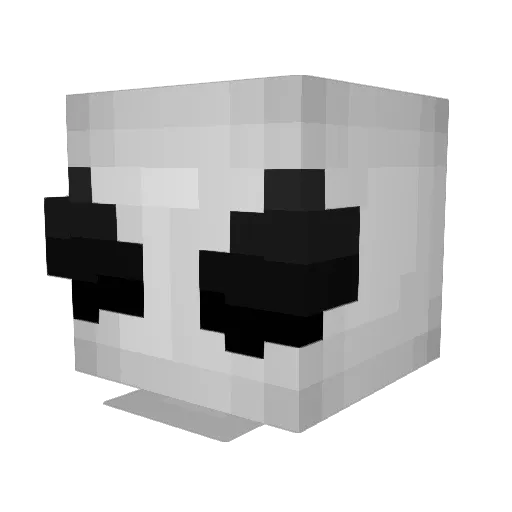 xDragon3003 Minecraft avatar head, 3D render