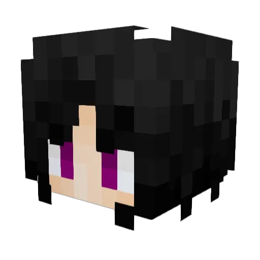 xDrakot Minecraft avatar head, 3D render