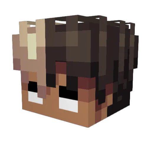 xDreadbotx Minecraft avatar head, 3D render