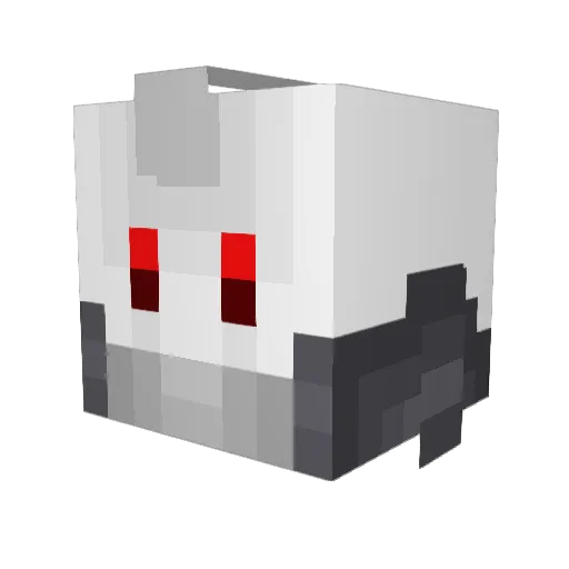 xDropx Minecraft avatar head, 3D render