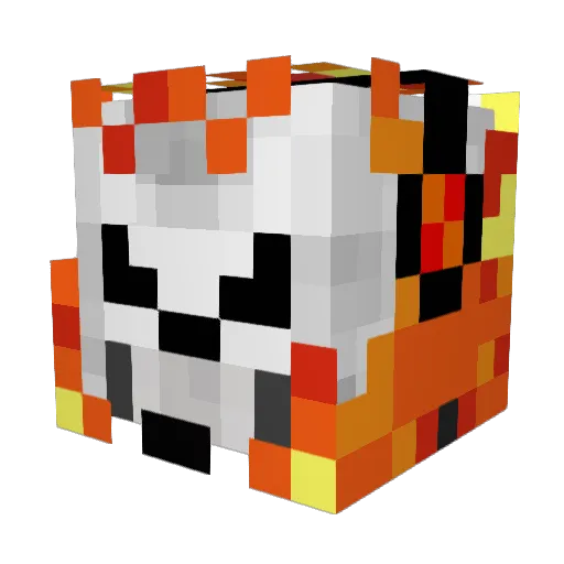 xELMATADORx Minecraft avatar head, 3D render