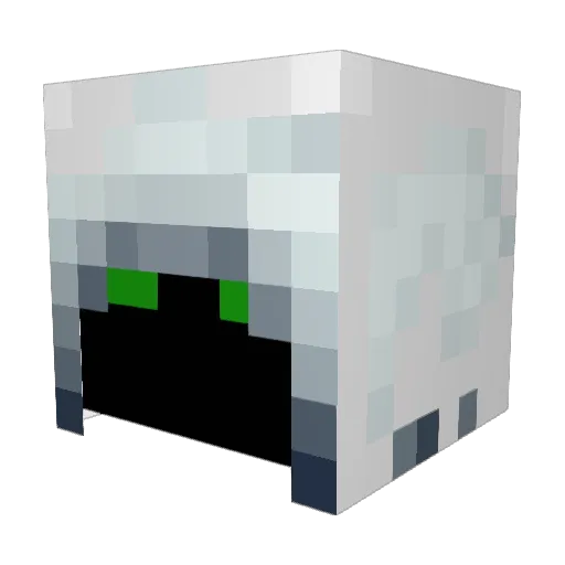 xEagle36 Minecraft avatar head, 3D render