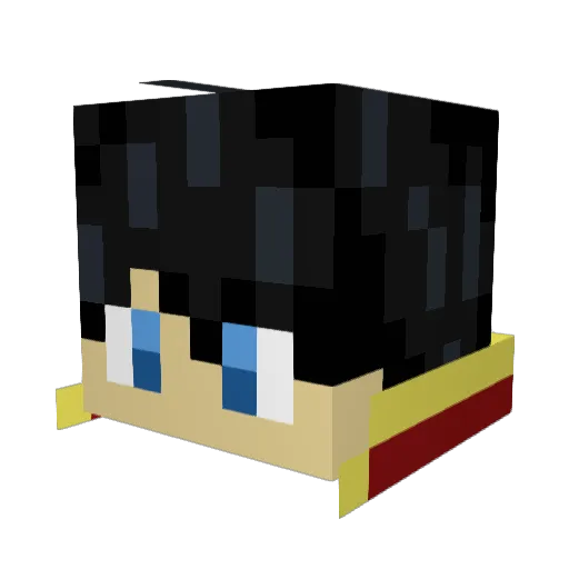 xEclipse14x Minecraft avatar head, 3D render