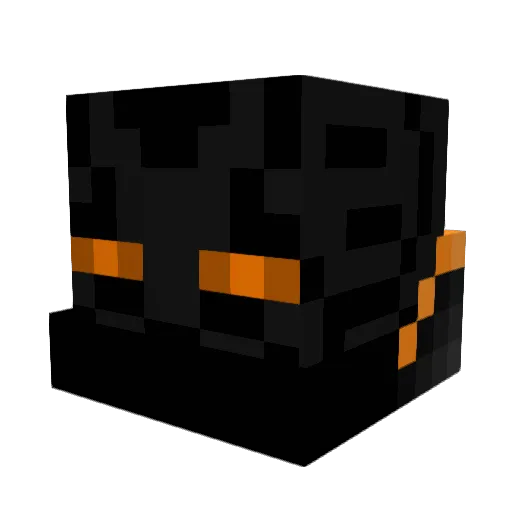 xEgze Minecraft avatar head, 3D render