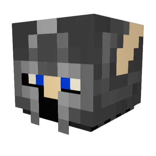 xEhre Minecraft avatar head, 3D render