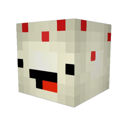 xEinPandaKeks_ Minecraft avatar head, 3D render